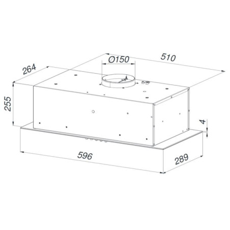 Okap Maan Ares 60 soft touch czarny